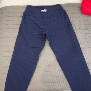 Booty by Brabants Curvy Croco Skin Midnight Blue leggings